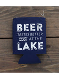 Great Lakes- Beer Tastes Better at the Lake Koozie (6 Color Options)