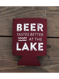 Great Lakes- Beer Tastes Better at the Lake Koozie (6 Color Options)