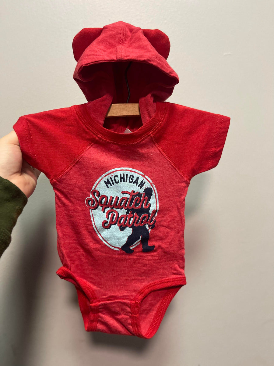 Sasquatch Patrol Michigan Body Suit The Local Basket Case LLC