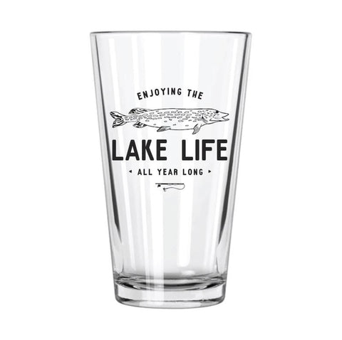 (NG302) Lake Life Fishing Pint