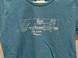 P146 Freehand Scene Lake Avalon Ladies Orion Tee