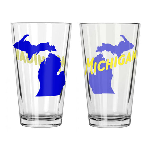 City Bird- Michigan Pint Glass