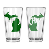 City Bird- Michigan Pint Glass
