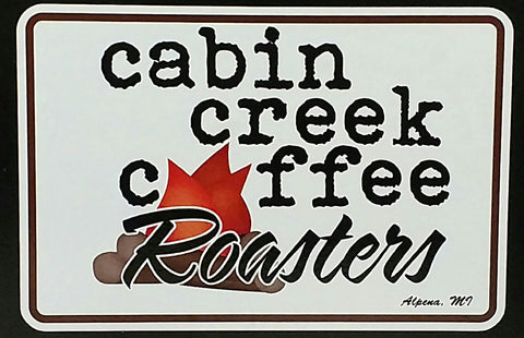 Cabin Creek Coffee Roaster 1 pound bag Flavors