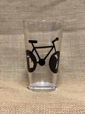 GD100 # Michigan Bike Pint Glass