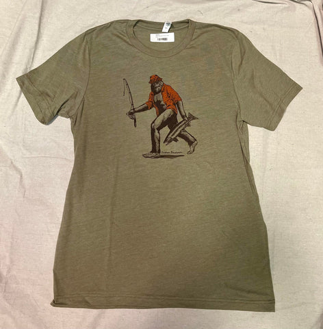 OB117 Sasquatch Fishing T-Shirt